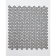 Emser Source 1" x 1" Penny Mosaic 11" x 12" Matte Smoke 