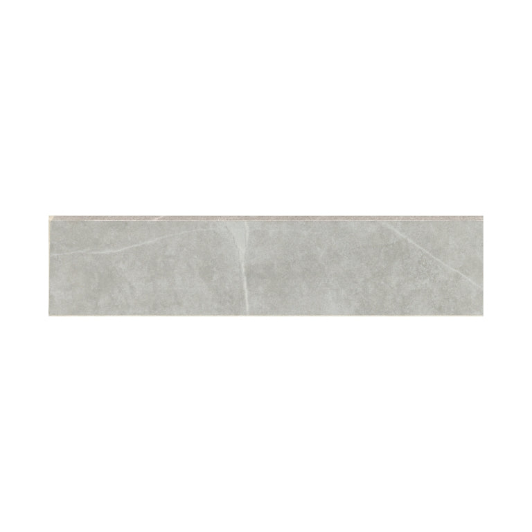 Emser Sterline II 3" x 12" Bullnose Polished Gray 
