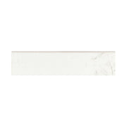 Emser Sterline II 3" x 12" Bullnose Polished White 