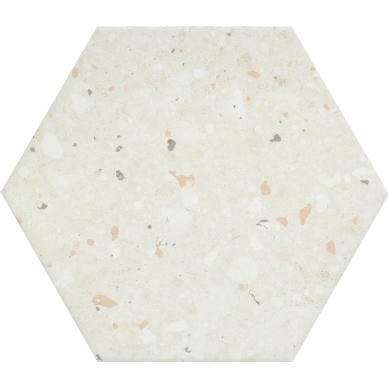 Emser Tatsu 10" x 11" Hexagon Satin Blanco 
