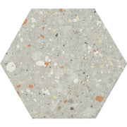 Emser Tatsu 10" x 11" Hexagon Satin Gris 
