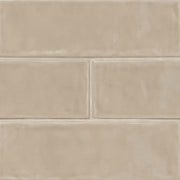 MS International Urbano 12" x 12" Subway 4" x 12" Glossy Warm Concrete