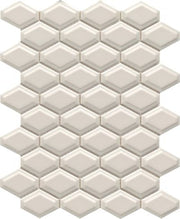 Emser Catch 10" X 13" Beveled Wide Hex Mosaic 2" X 2" Fawn