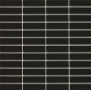 Emser Catch 11" X 12" Stack Mosaic 1" X 3" Glossy Black