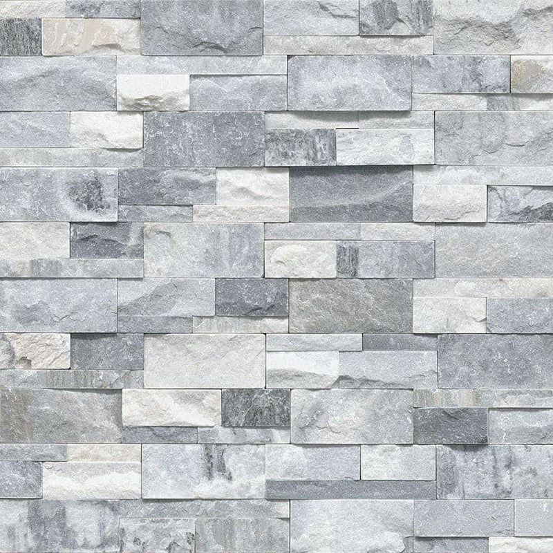 MS International Rockmount 9" x 18" Ledger Corner Alaska Gray