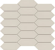 Emser Catch 11" x 13" Picket Mosaic 2" x 5" Polished Fawn Glossy