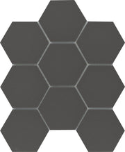 Emser Source 9"x10" Hexagon Mosaic 3" Black