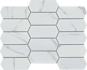 Emser Elegan 10" x 13" Thicket Mosaic Matte Calacata