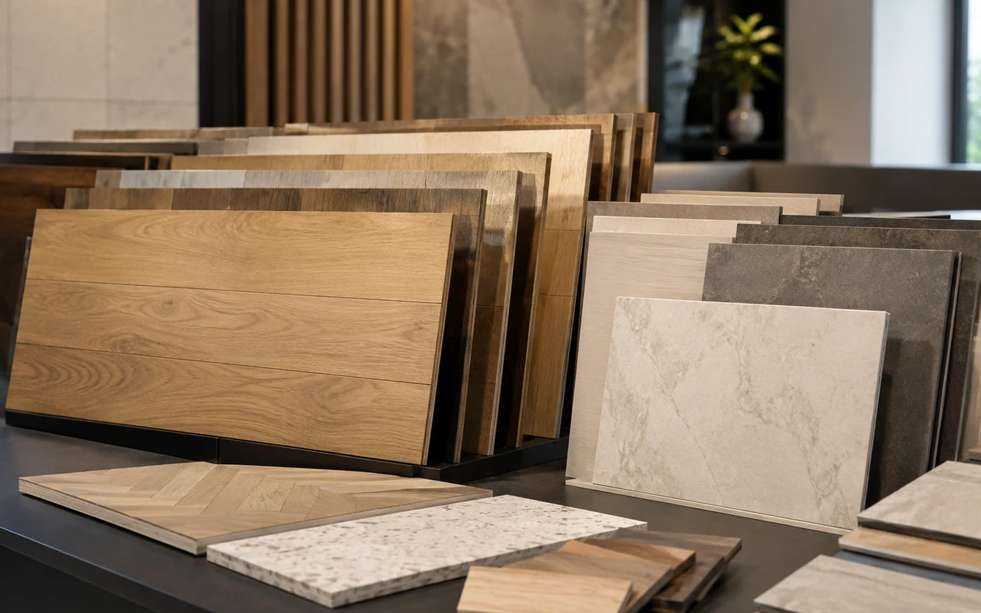 Capital Floorings showroom samples